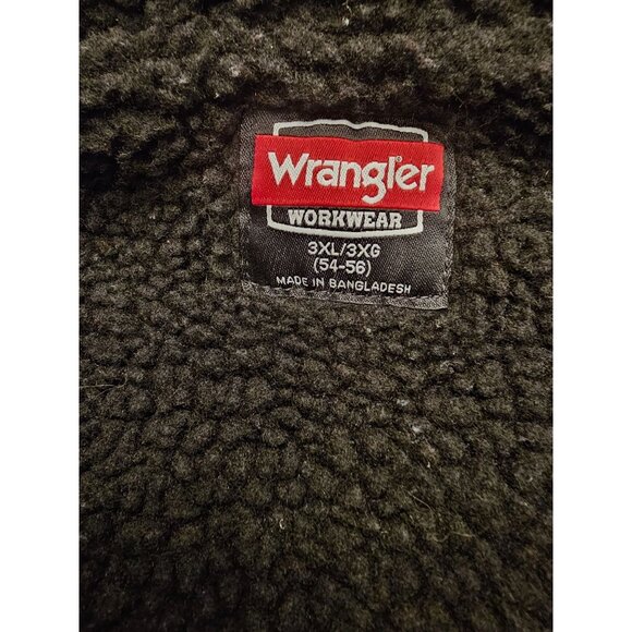 Wrangler Work Jacket Fleece lines 3xl 54/56 gray - Picture 3 of 12